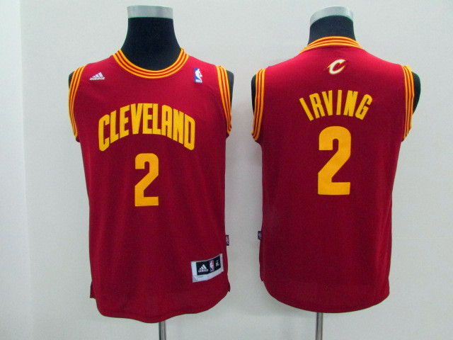 NBA Youth Cleveland Cavaliers #2 Irving Red Game Nike Jerseys